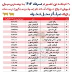 خوراک دام صالح