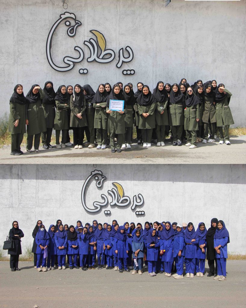 بازدید دانش آموزان از زنجیره صالح